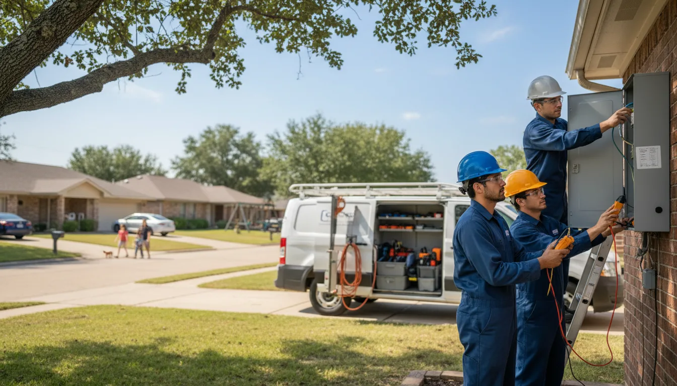 Certified electrician providing emergency electrical services in Henryville, IN